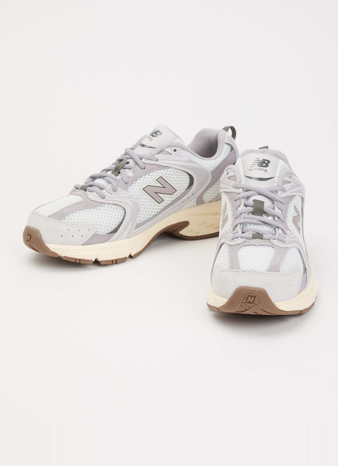 New Balance 530 sneaker van mesh met logo - detail lila