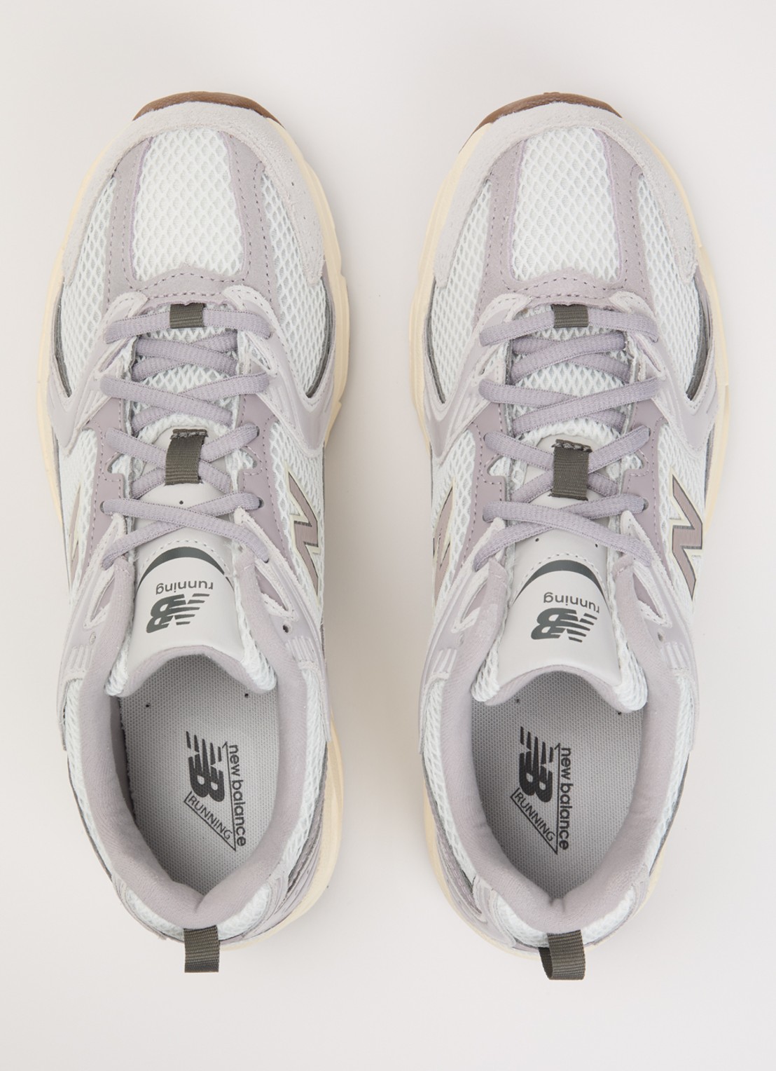 New Balance 530 sneaker van mesh met logo - detail 2 lila