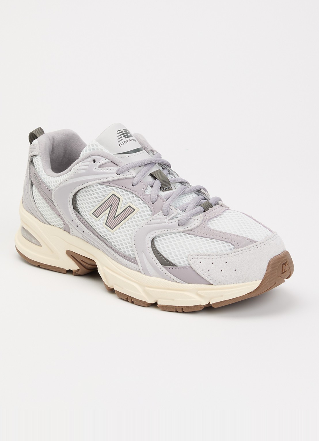 New Balance 530 sneaker van mesh met logo - voorkant 5 lila