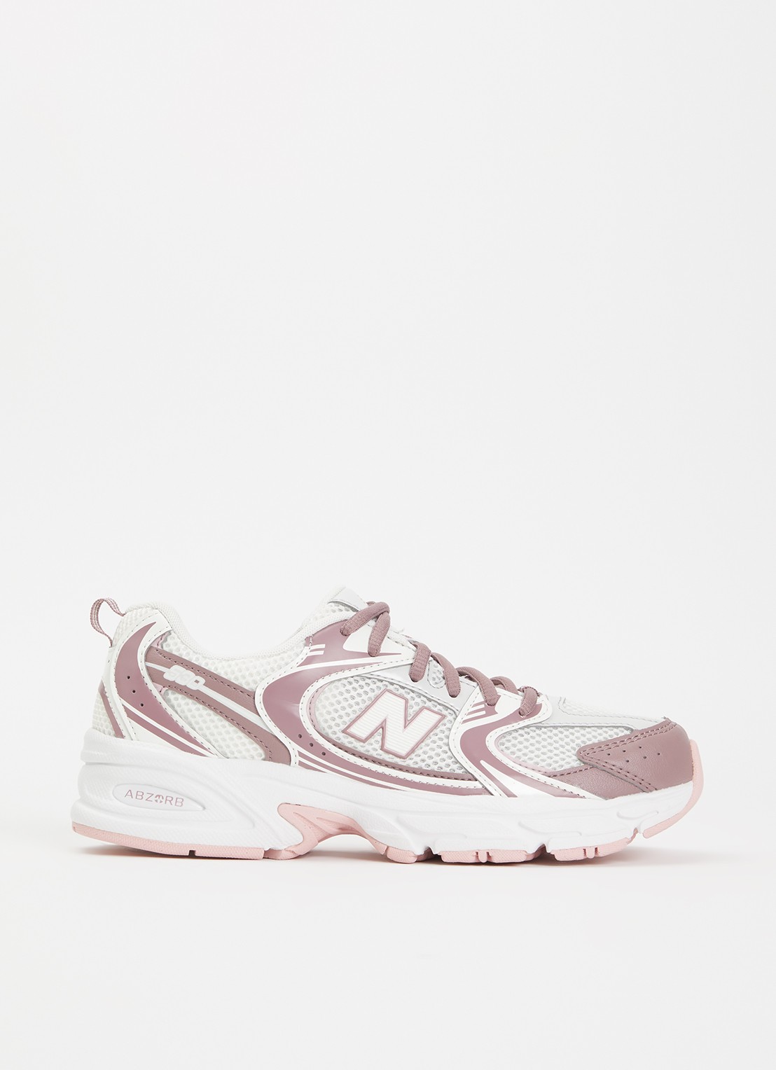 New Balance 530 sneaker van mesh met logo - voorkant 3 roze