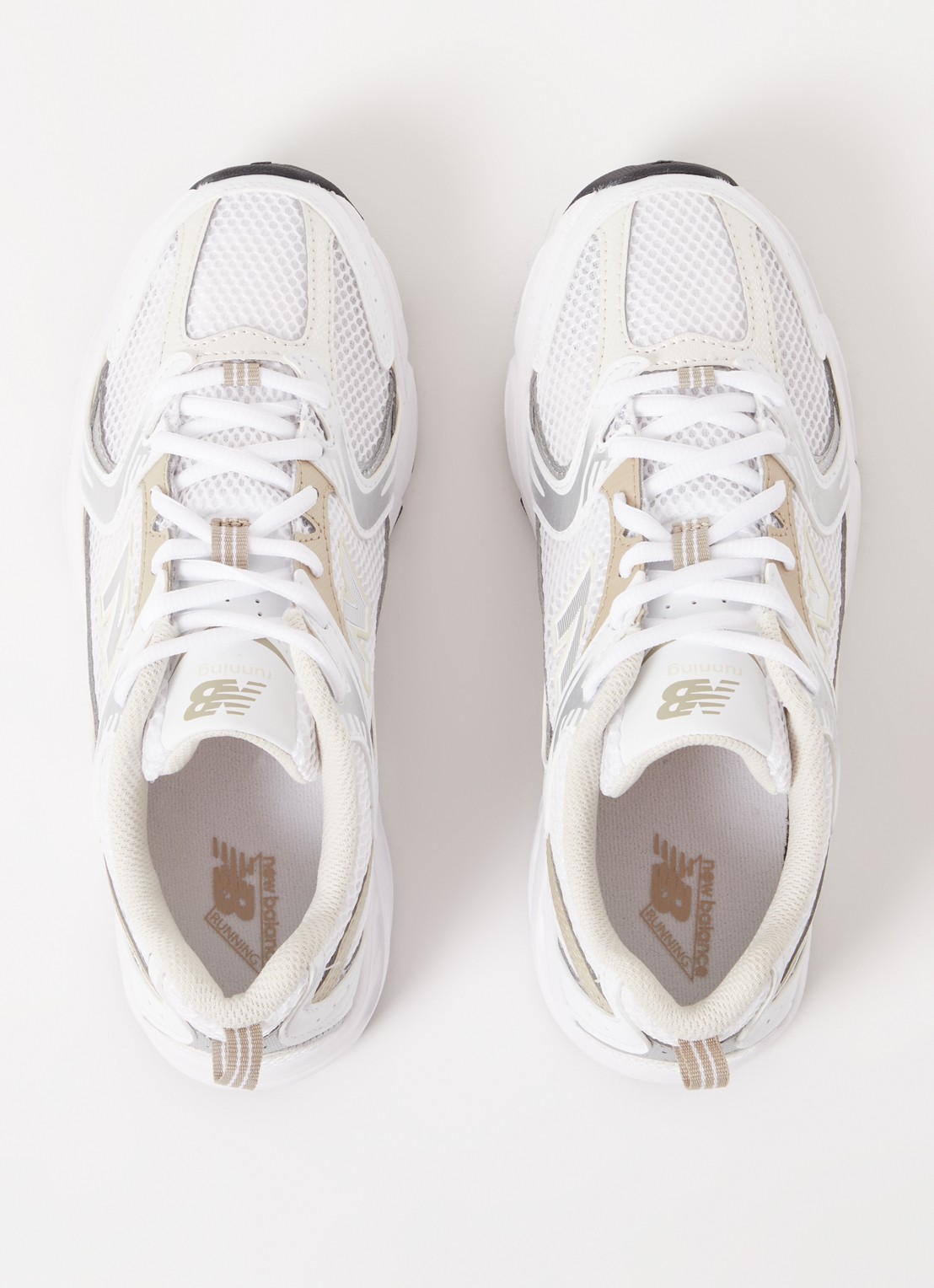 New Balance 530 sneaker van met mesh details - detail 5 wit