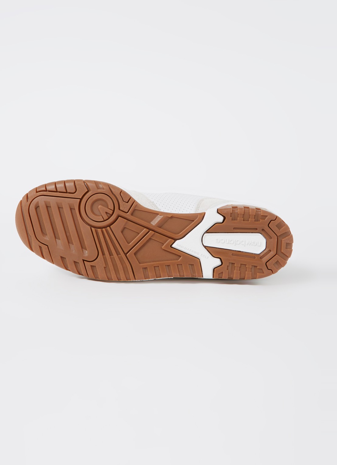 New Balance 550 sneaker met suède details - detail 4 wit