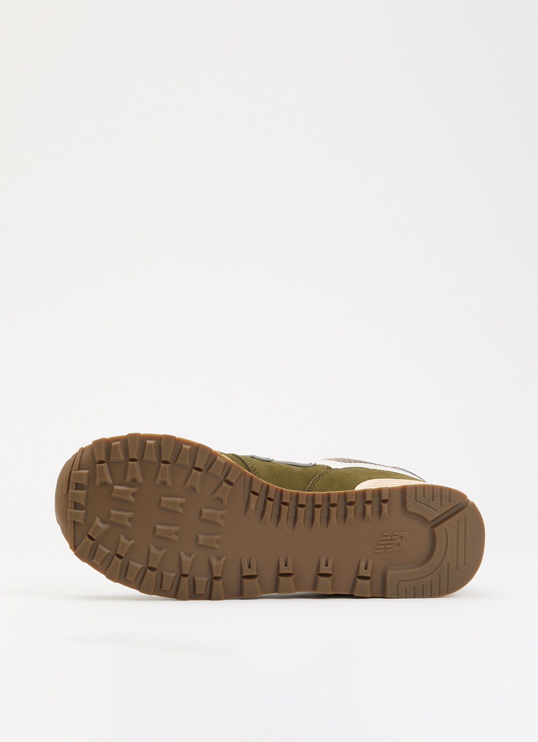 New Balance 574 sneaker met mesh details - detail 3 mosgroen
