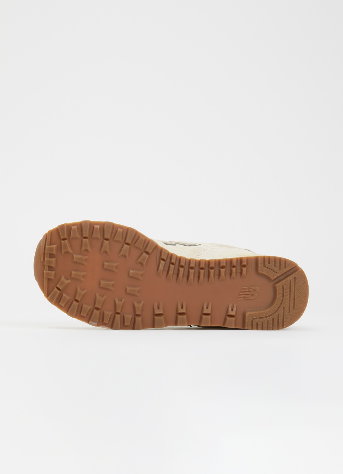 New Balance 574 sneaker van suède - detail 5 gebroken wit