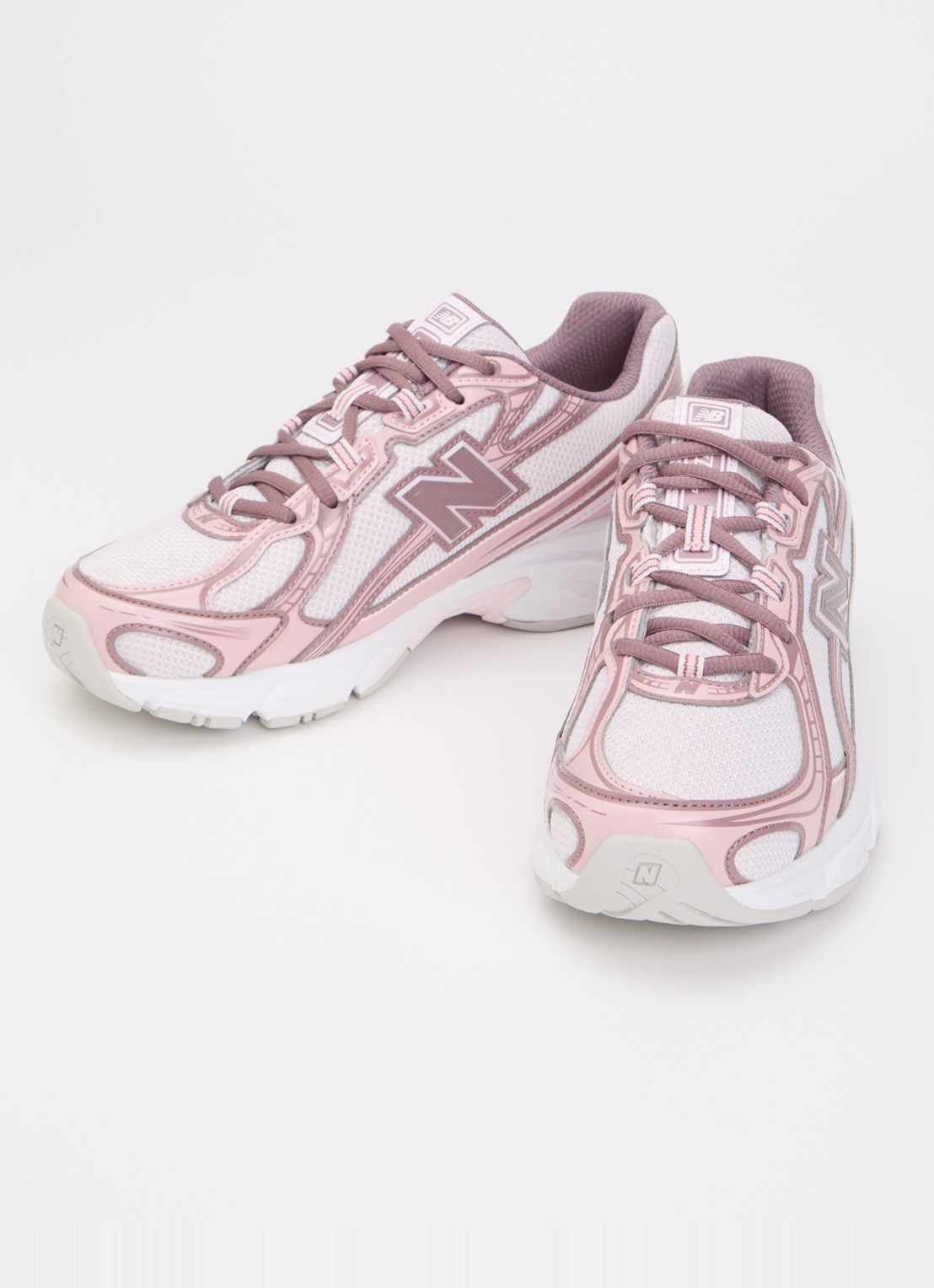 New Balance 740 sneaker met logo en details van mesh - detail 2 roze