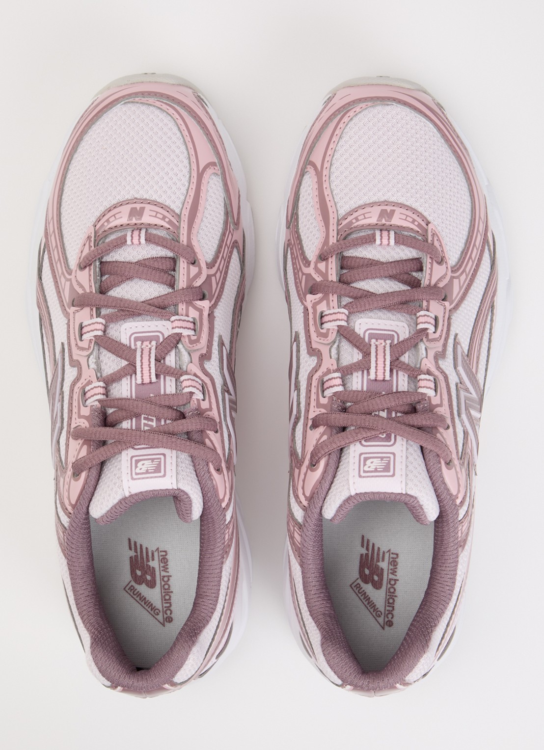 New Balance 740 sneaker met logo en details van mesh - detail 3 roze