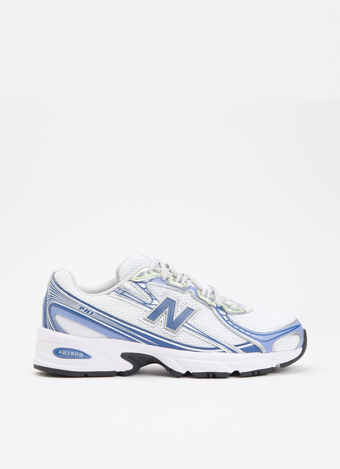 New Balance 740 sneaker met logo  - voorkant blauw