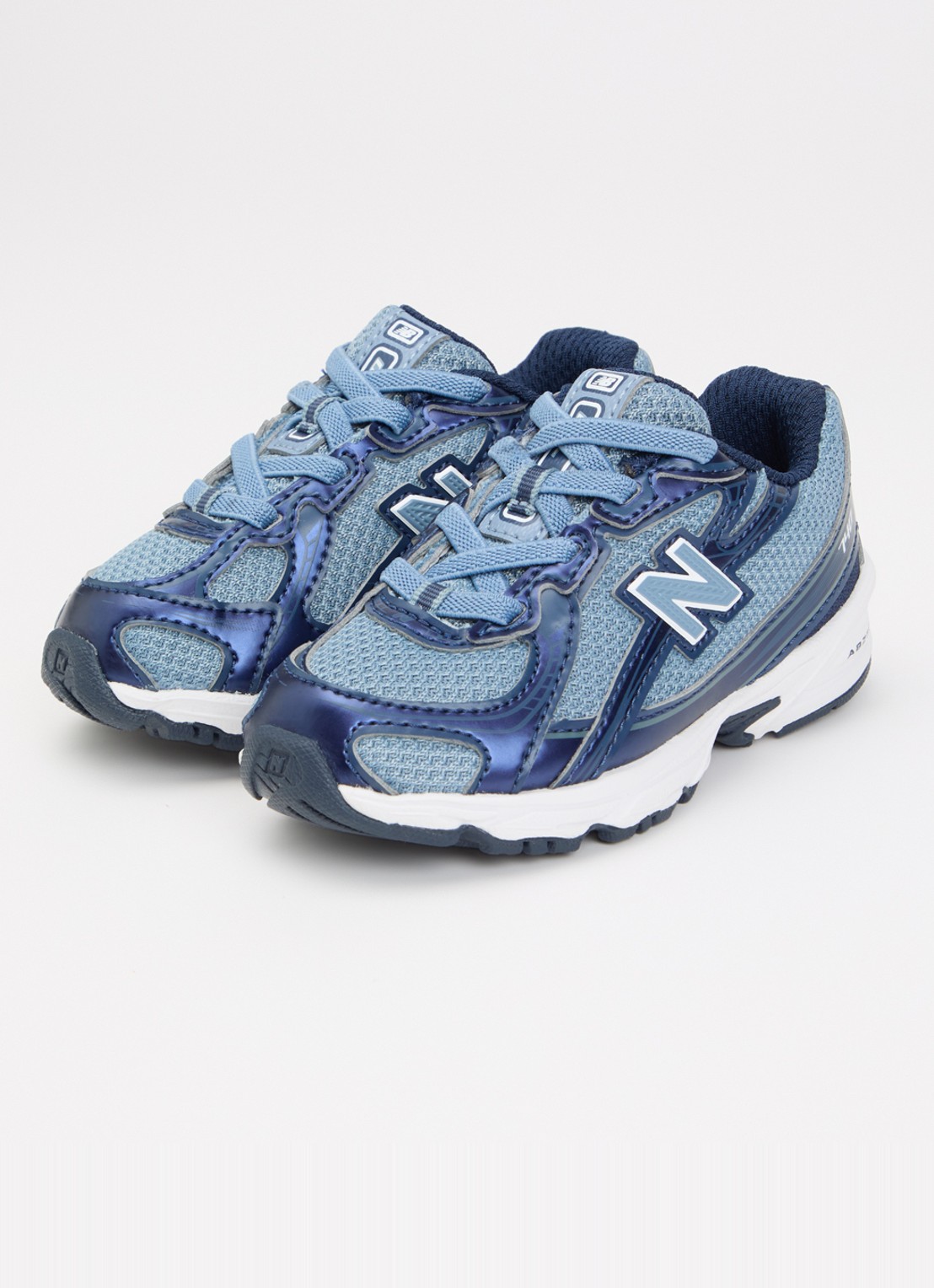 New Balance 740 sneaker met logo  - voorkant 4 blauw