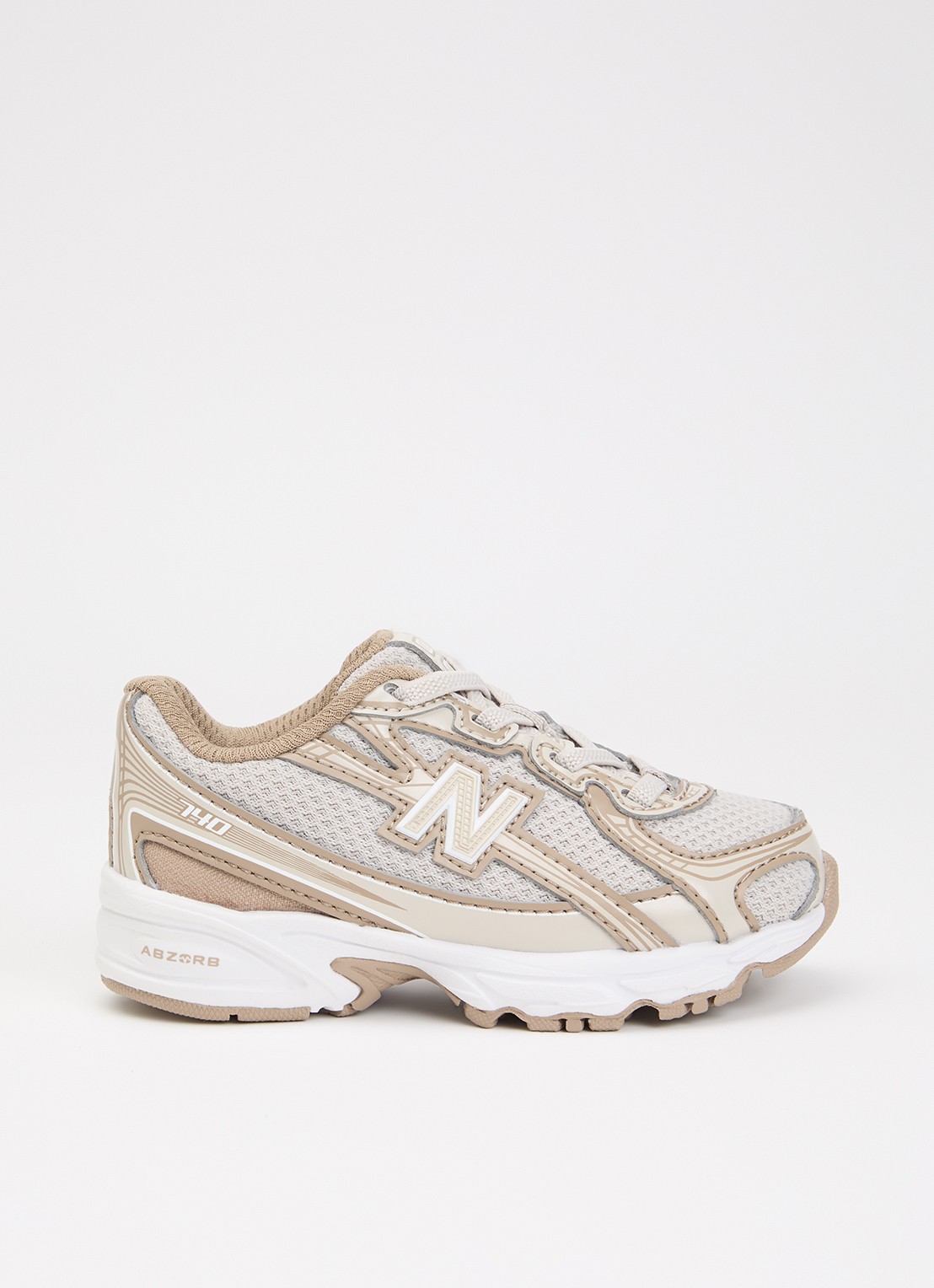 New Balance 740 sneaker met logo  - voorkant 2 beige