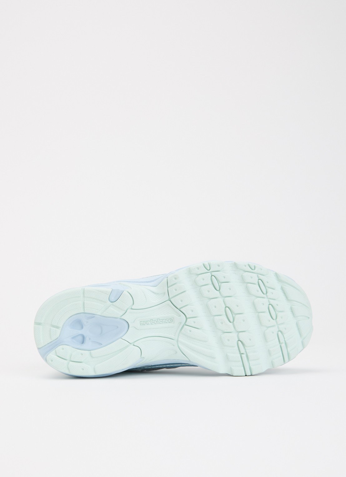 New Balance 740 sneaker met mesh details en metallic finish - detail 2 lichtblauw