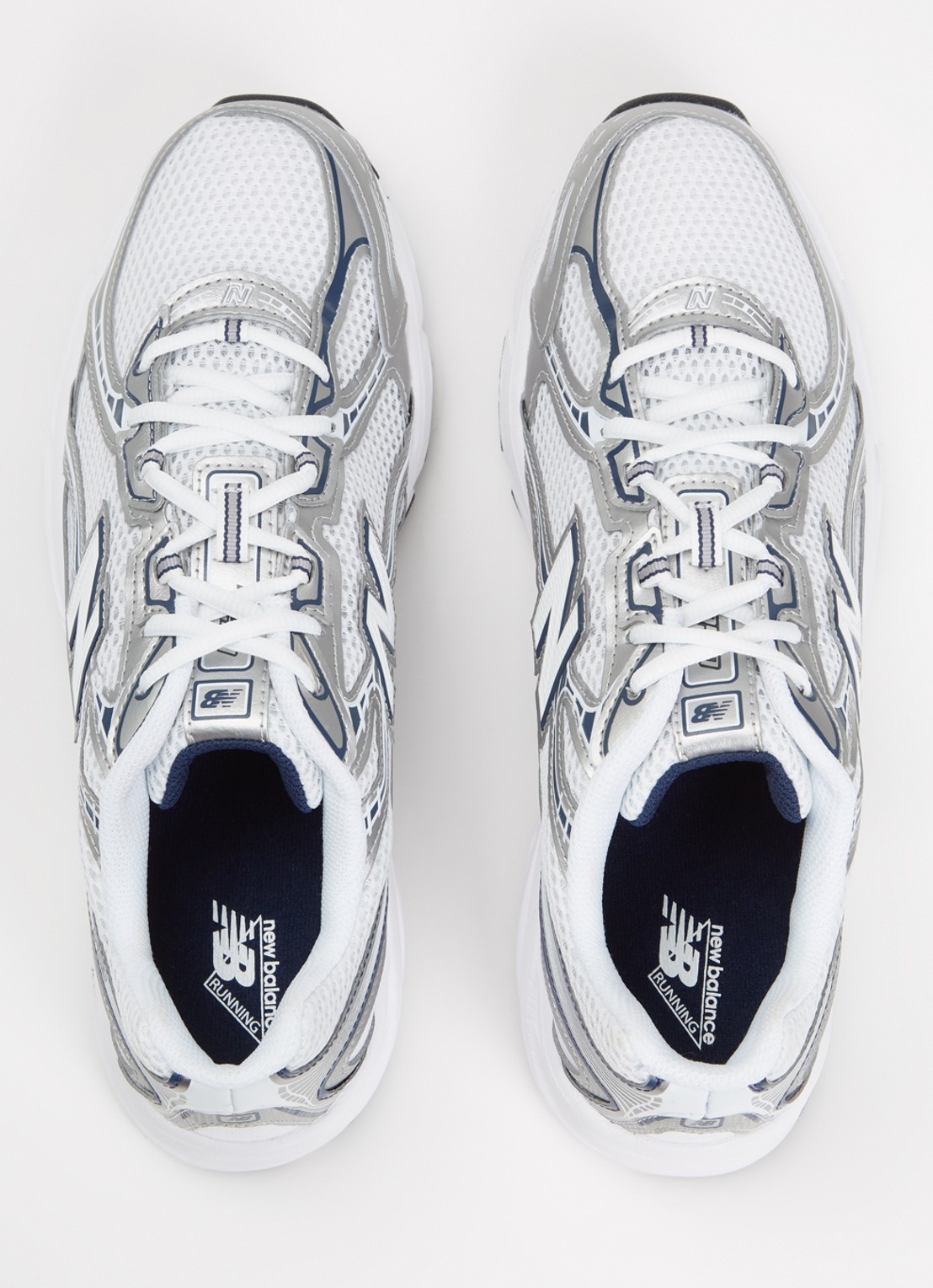 New Balance 740 sneaker met mesh details - detail 2 zilver