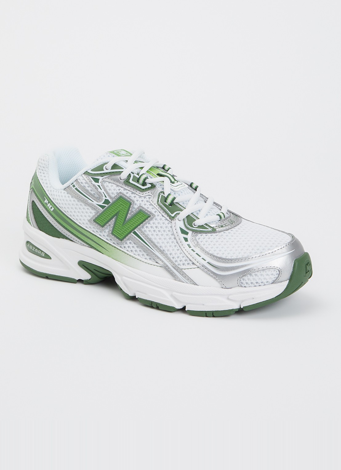 New Balance 740 sneaker met mesh details - voorkant groen