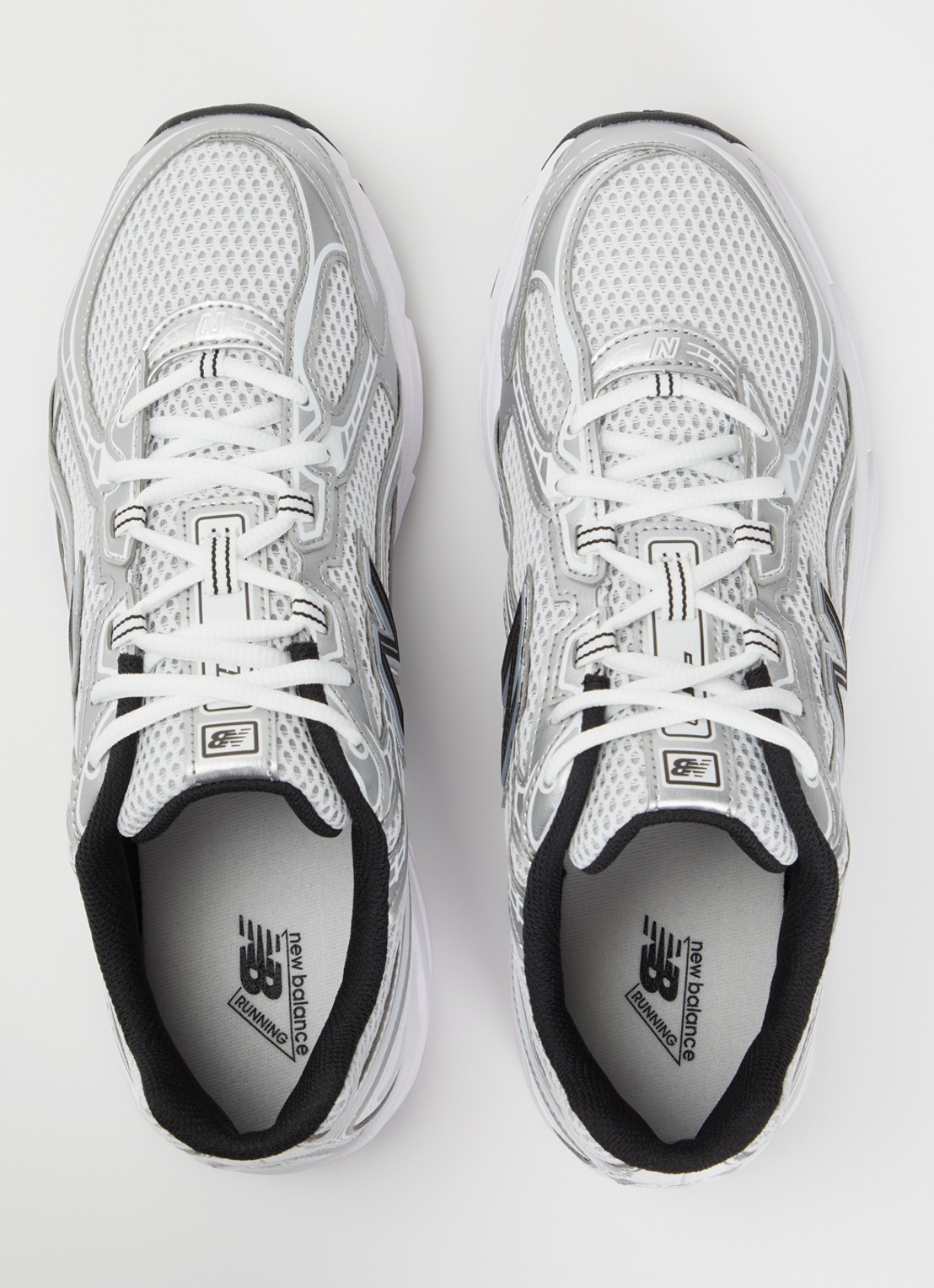 New Balance 740 sneaker met mesh details - detail 2 wit