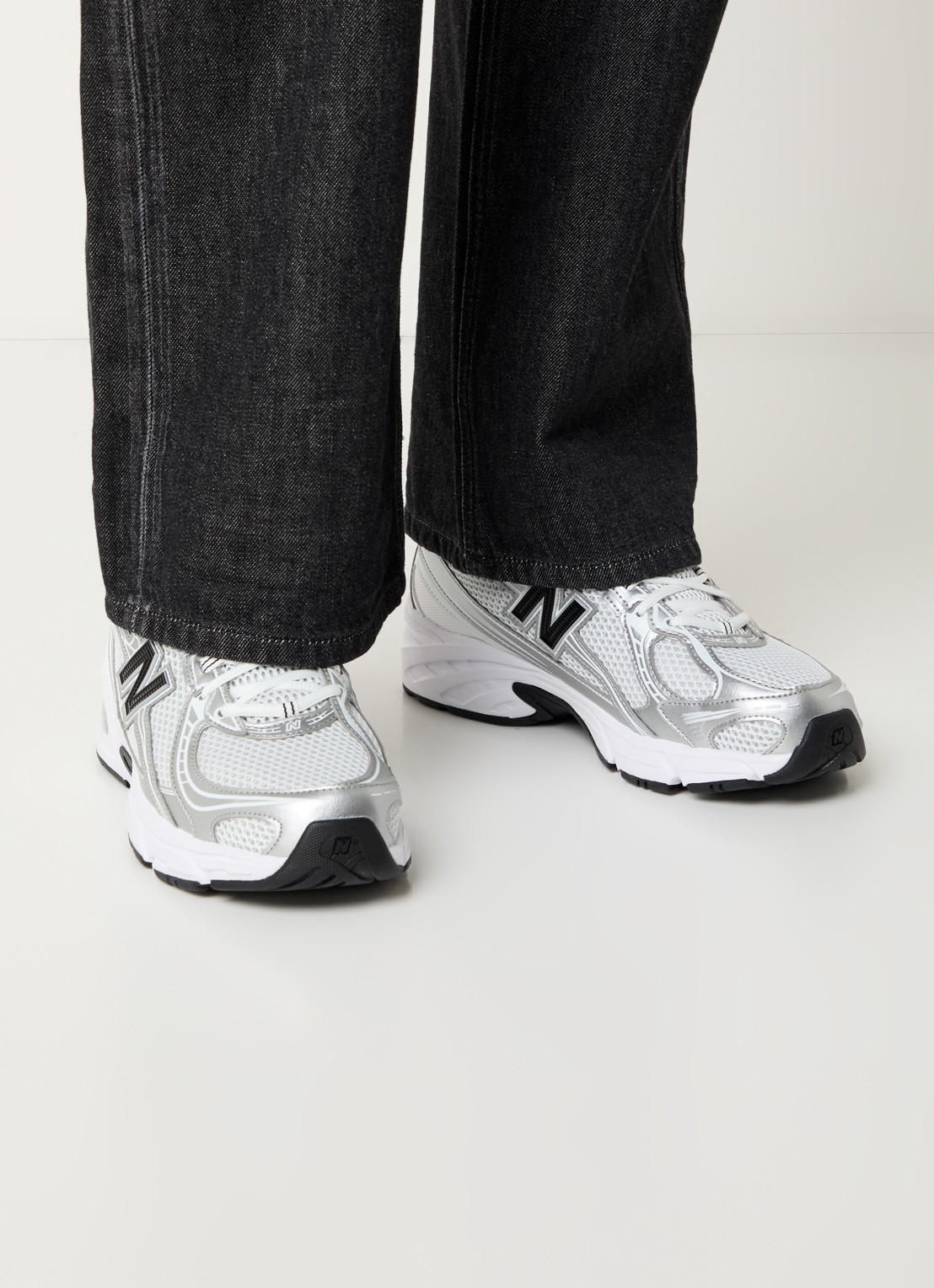 New Balance 740 sneaker met mesh details - voorkant 5 wit
