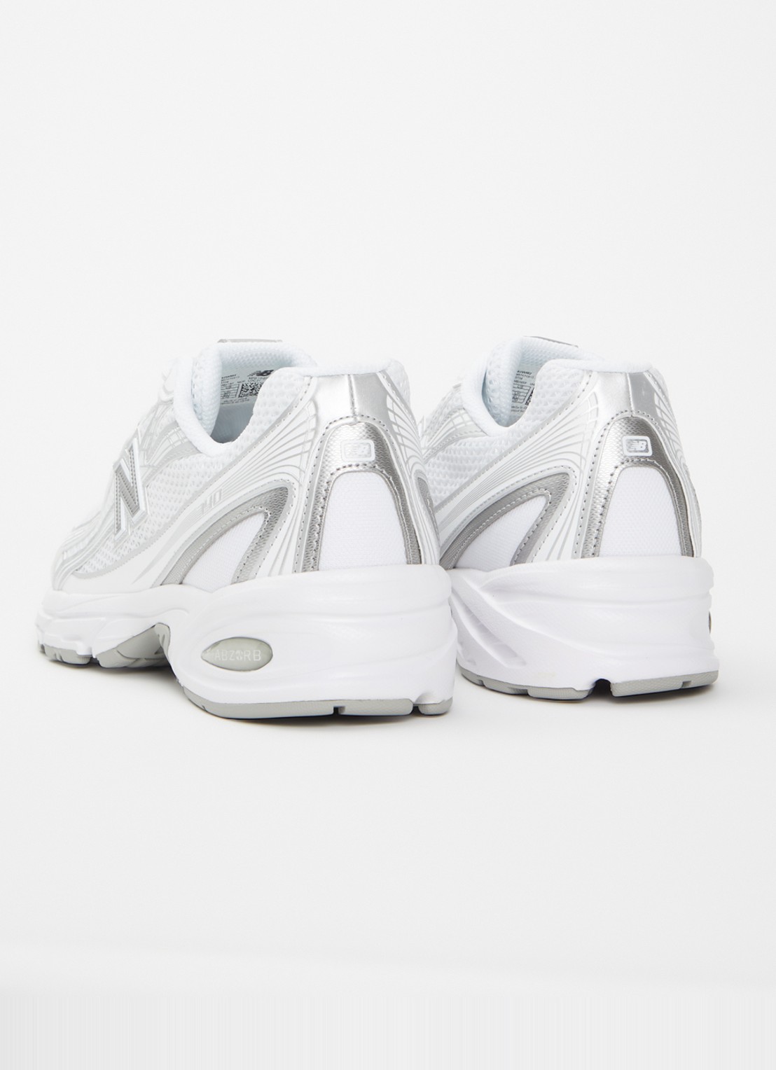 New Balance 740 sneaker met mesh details - achterkant wit