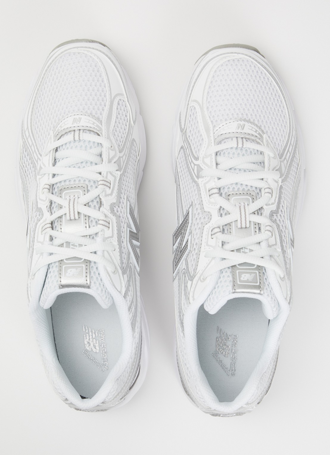New Balance 740 sneaker met mesh details - detail 5 wit