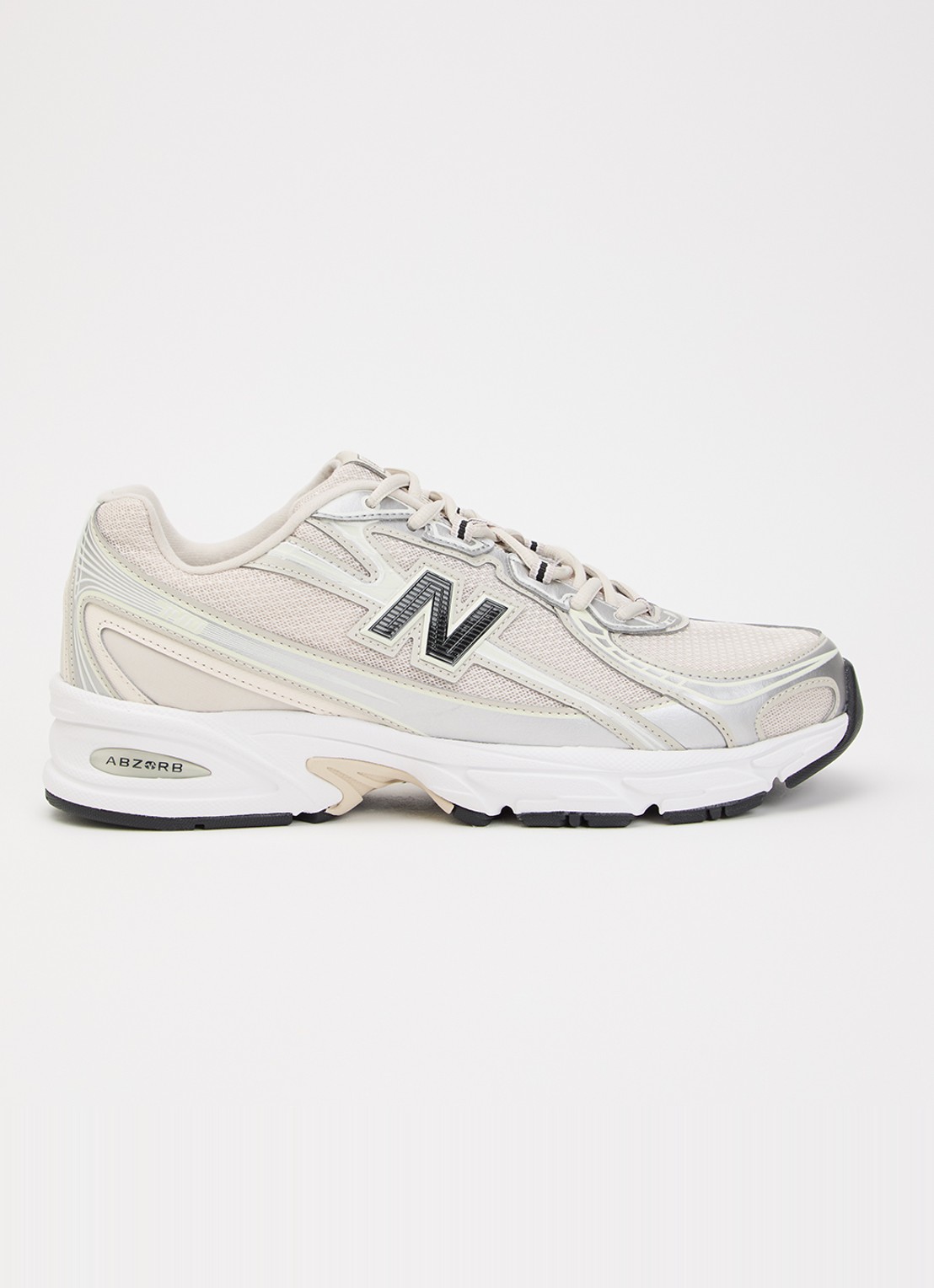 New Balance 740 sneaker met mesh details - voorkant 5 beige