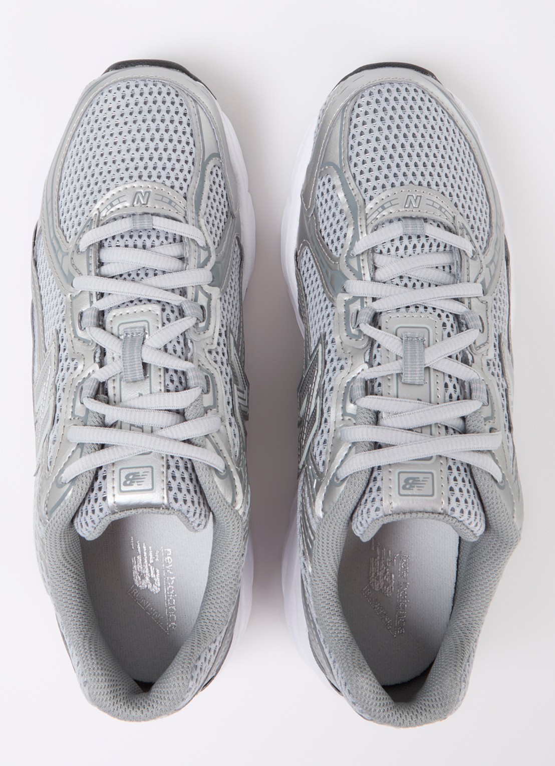 New Balance 740 sneaker met mesh details - detail 4 zilver