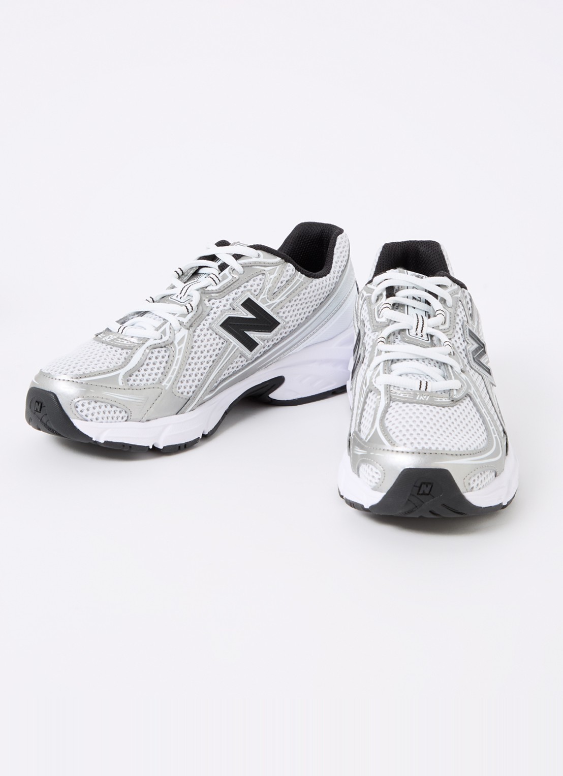 New Balance 740 sneaker met mesh details - detail 2 grijs