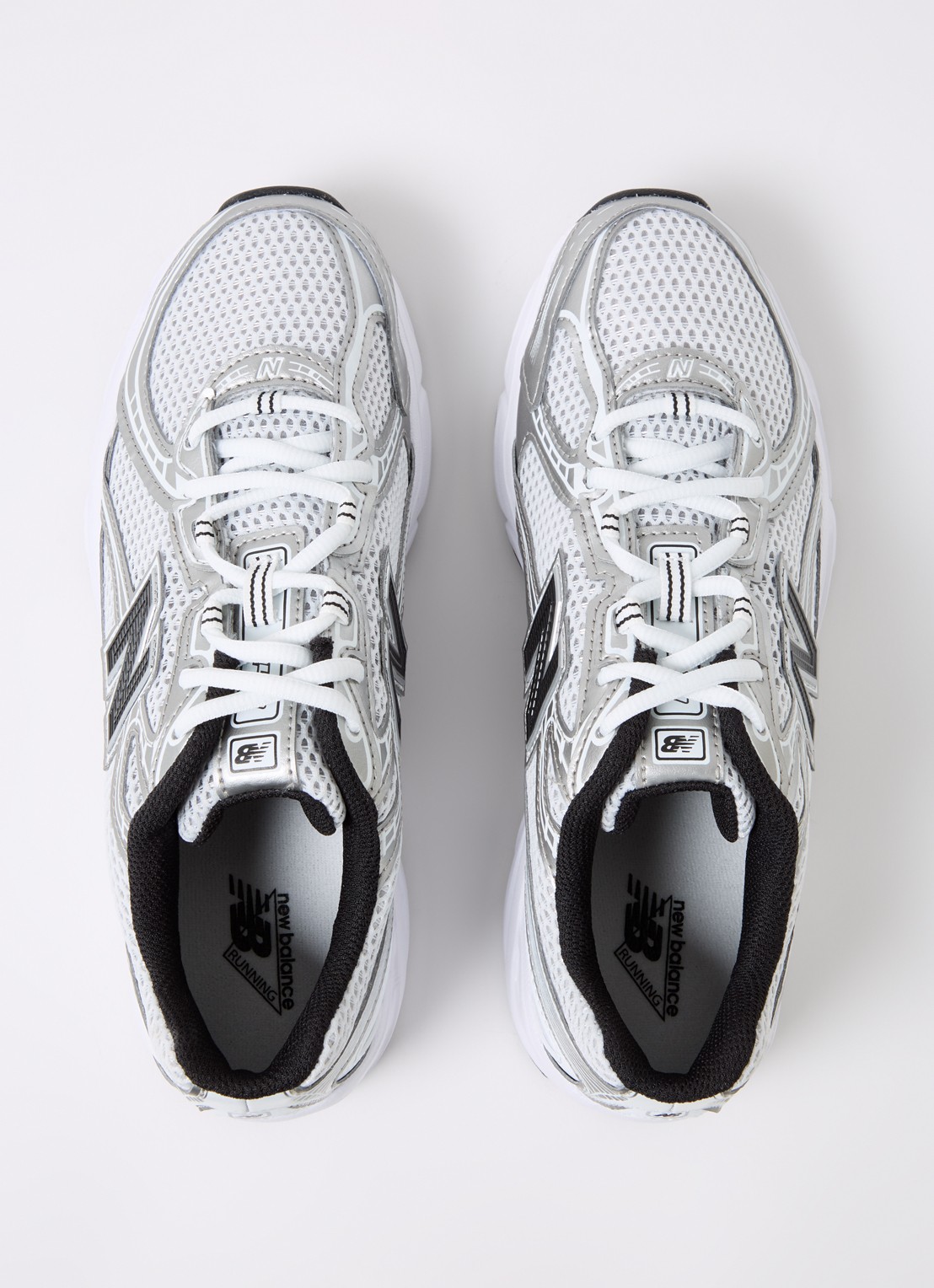New Balance 740 sneaker met mesh details - detail 3 grijs