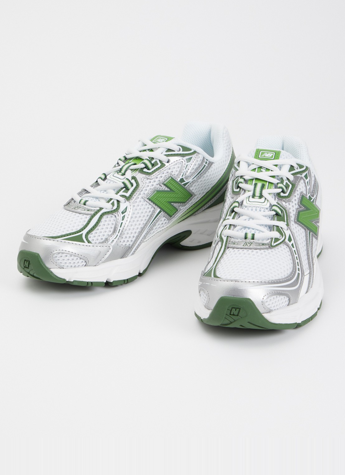 New Balance 740 sneaker met mesh details - detail 3 groen