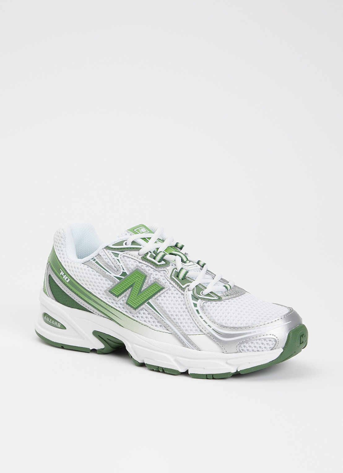 New Balance 740 sneaker met mesh details - voorkant groen