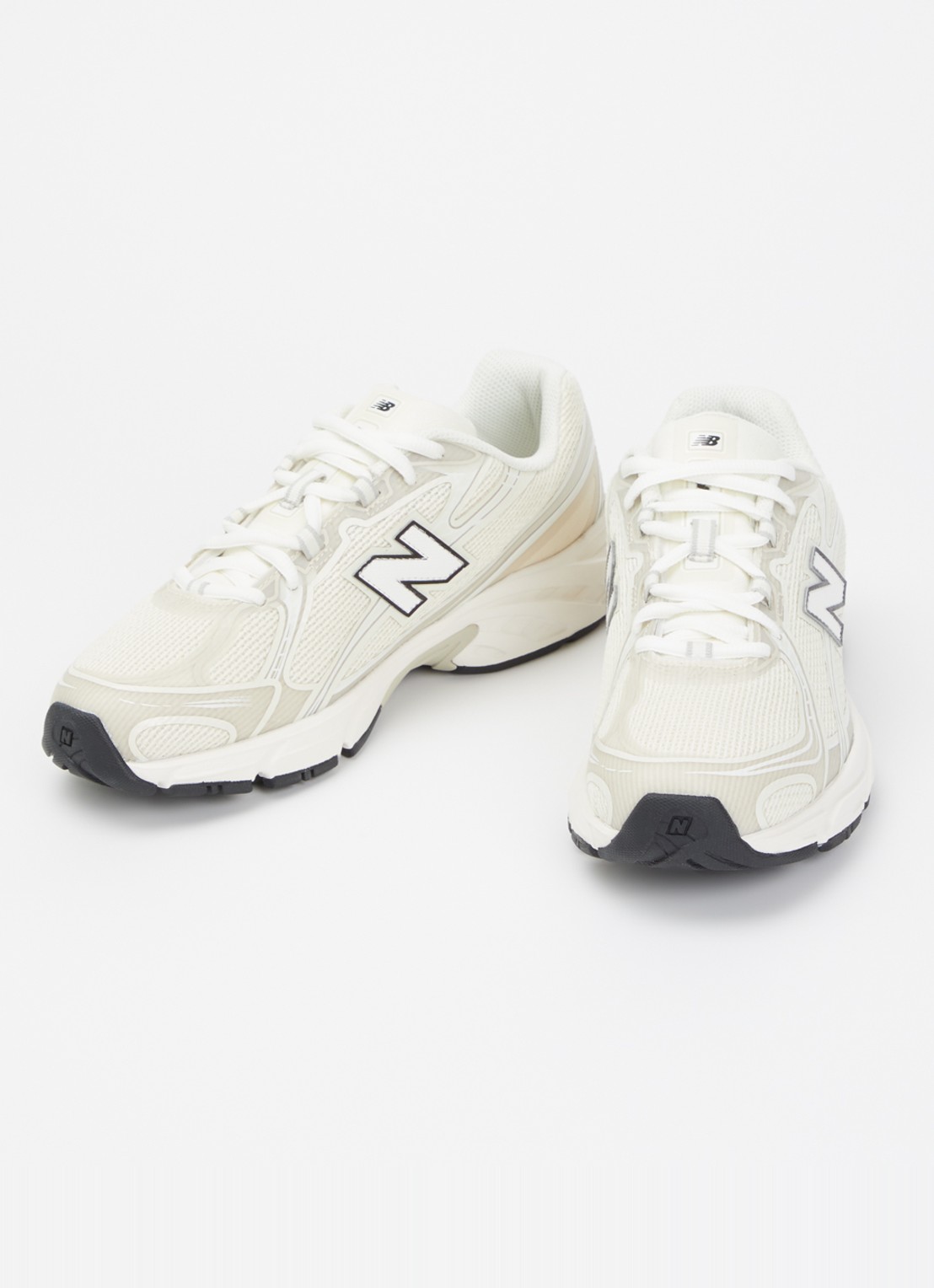 New Balance 740 sneaker met mesh details - detail 2 beige
