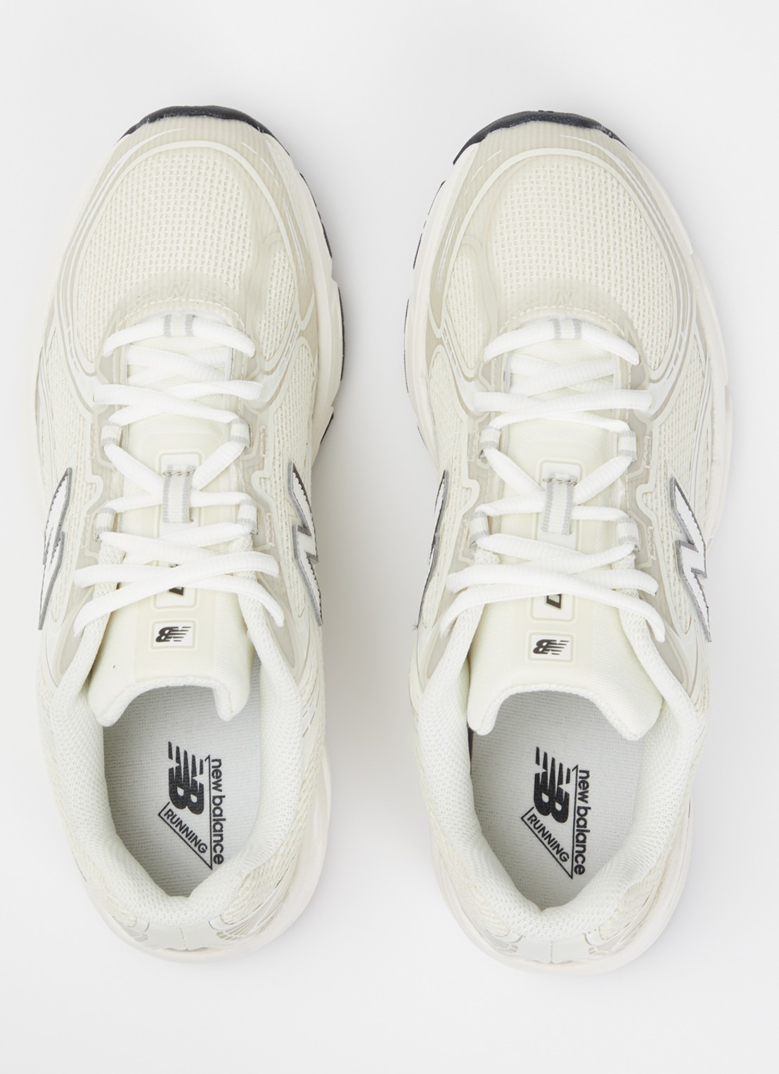 New Balance 740 sneaker met mesh details - detail 3 beige