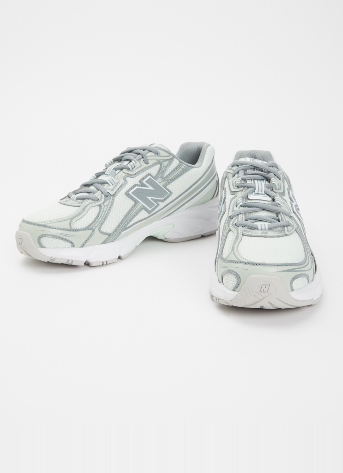 New Balance 740 sneaker met mesh details - detail 2 lindegroen