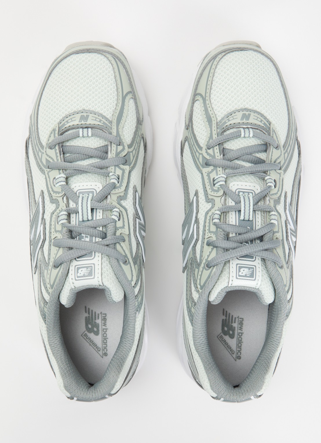 New Balance 740 sneaker met mesh details - detail 3 lindegroen
