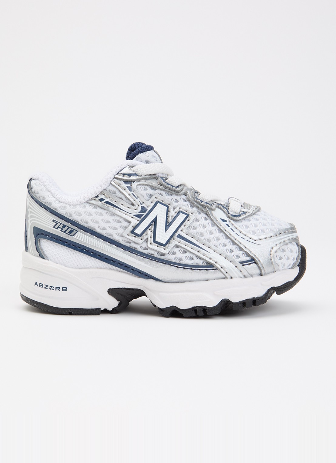 New Balance 740 sneaker met mesh details - voorkant 3 donkerblauw
