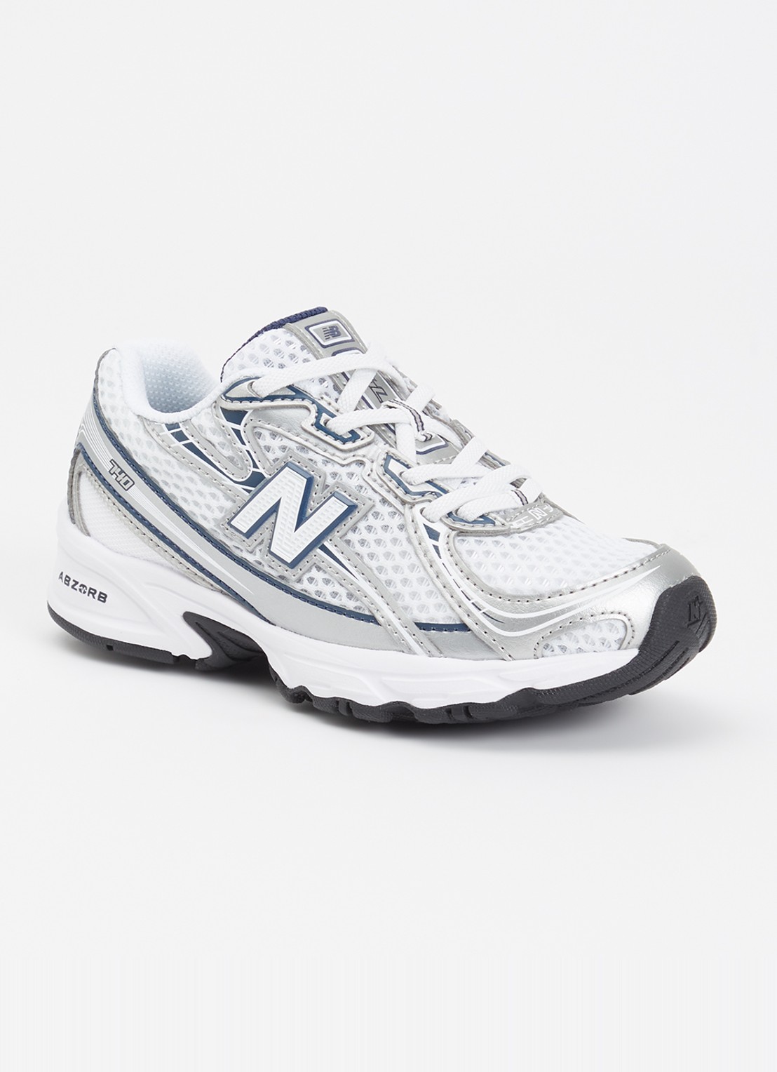 New Balance 740 sneaker met mesh details - voorkant 2 zilver
