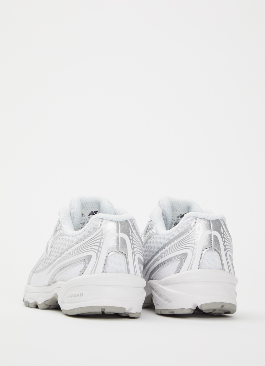 New Balance 740 sneaker met mesh details - achterkant wit