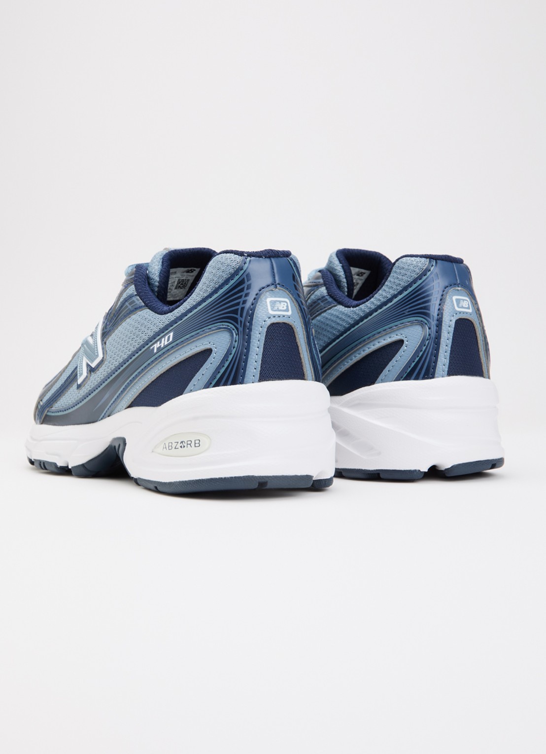 New Balance 740 sneaker met mesh details - achterkant 4 petrol