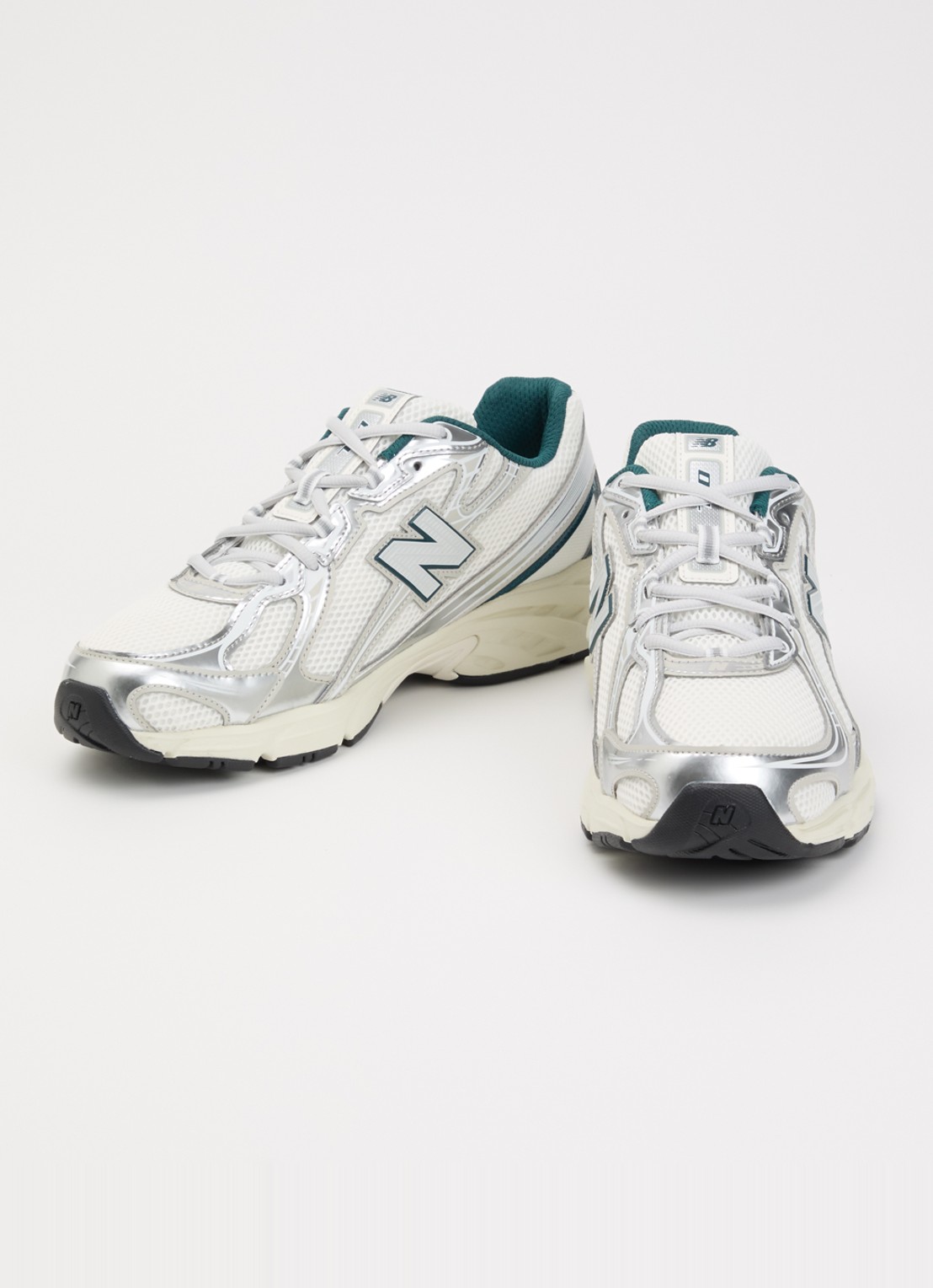 New Balance 740 sneaker van mesh met logo - detail 3 wit