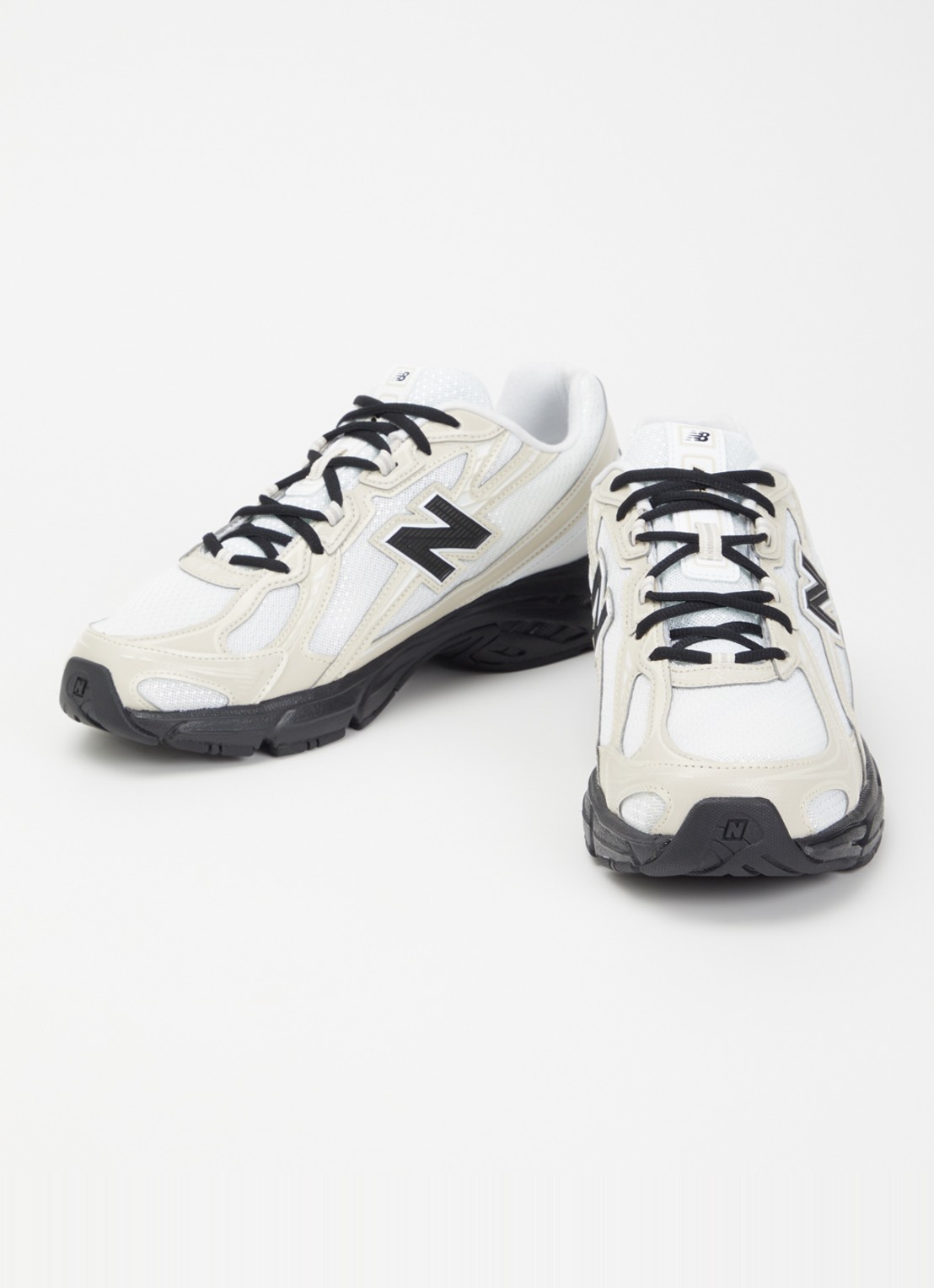 New Balance 740 sneaker van mesh met logo - detail 4 wit