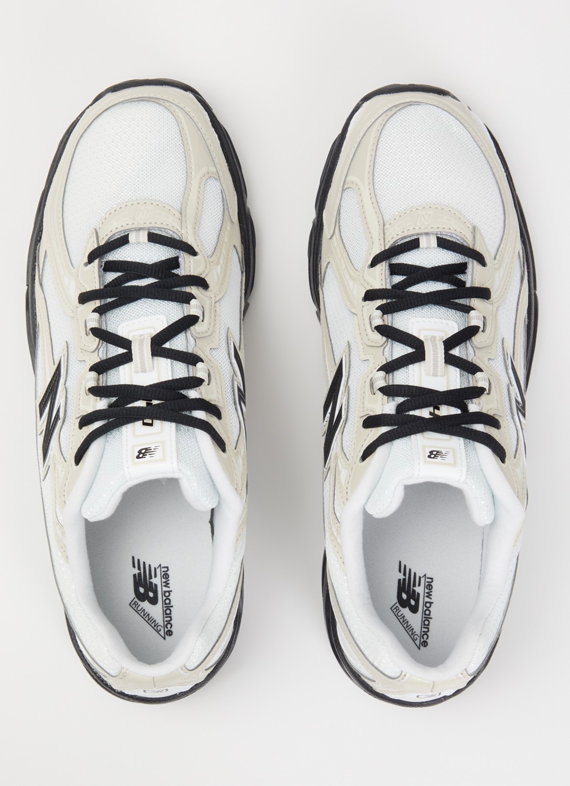 New Balance 740 sneaker van mesh met logo - detail 5 wit