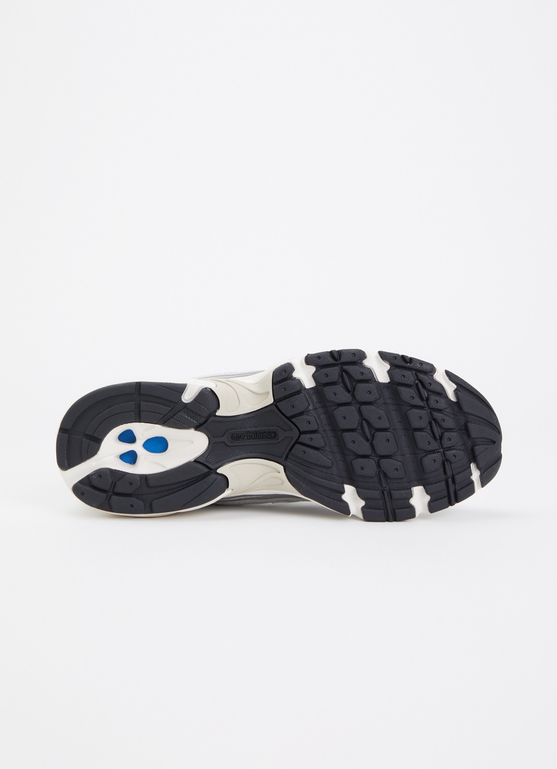 New Balance 740 sneaker van mesh met logo - detail 5 lichtgrijs