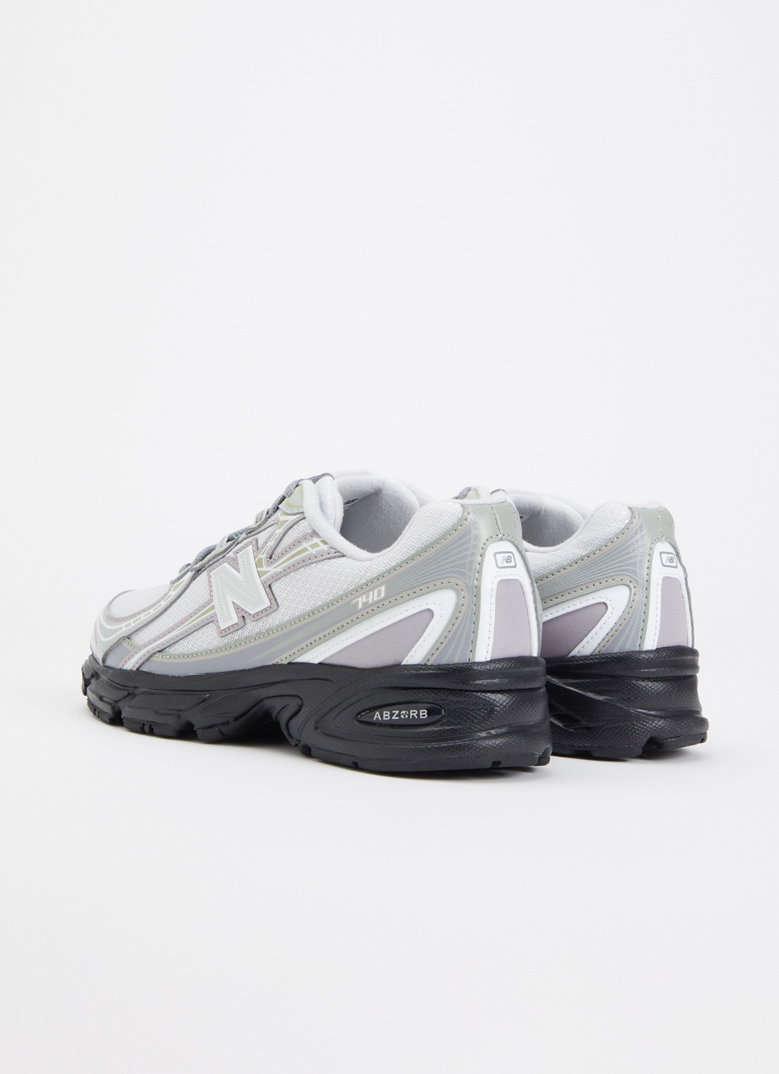 New Balance 740 sneaker van mesh met logo - achterkant 2 lila