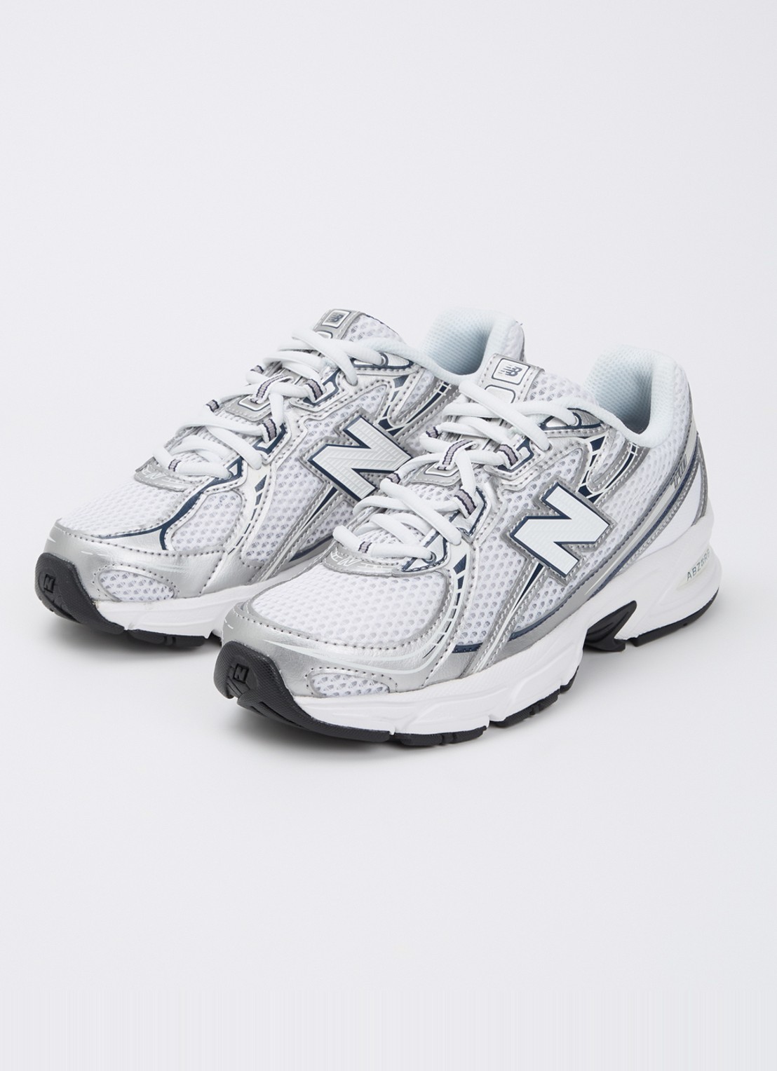 New Balance 740 sneaker van mesh met logo - voorkant 4 wit
