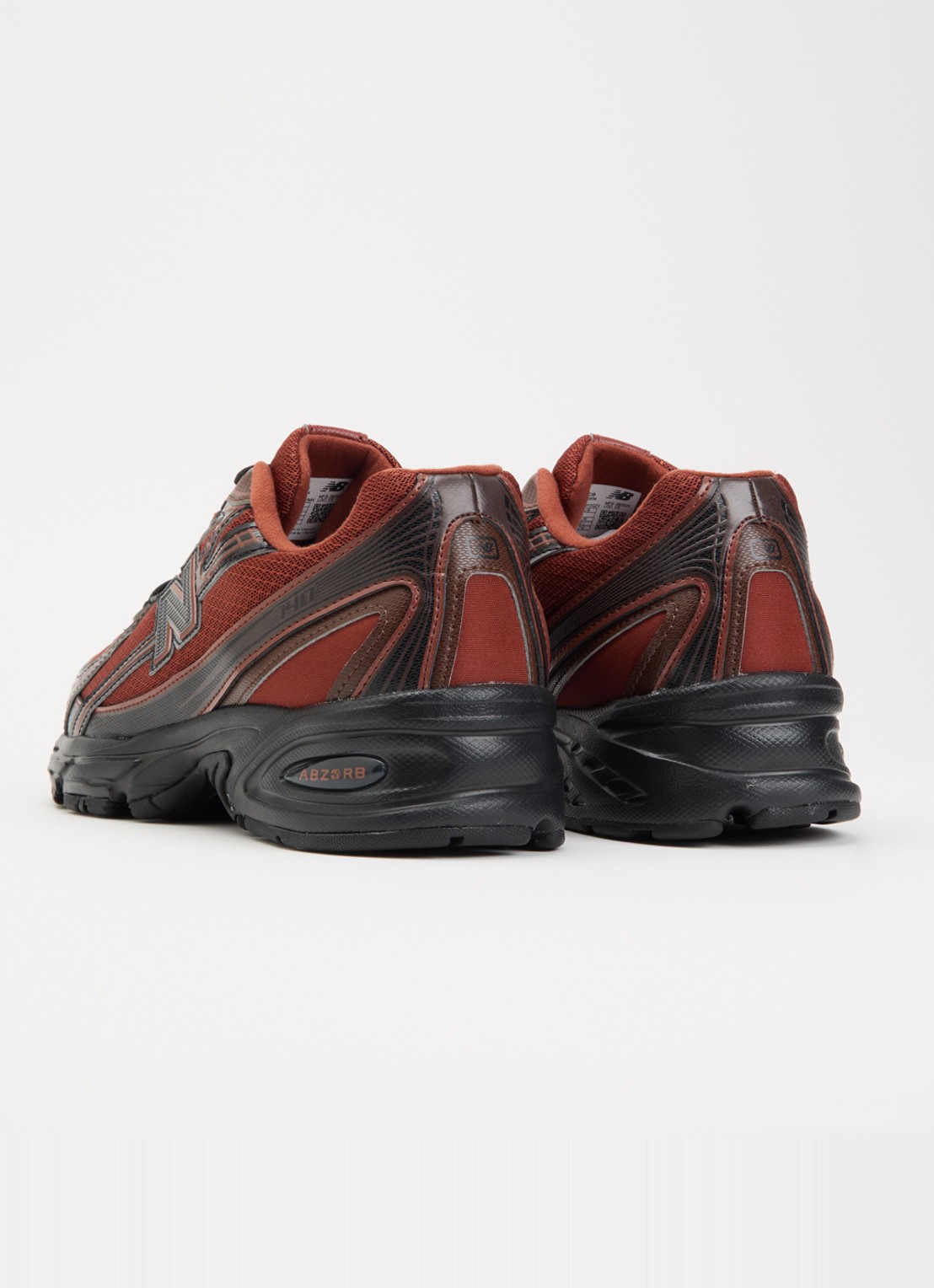 New Balance 740 sneaker van mesh - achterkant 3 kastanjebruin