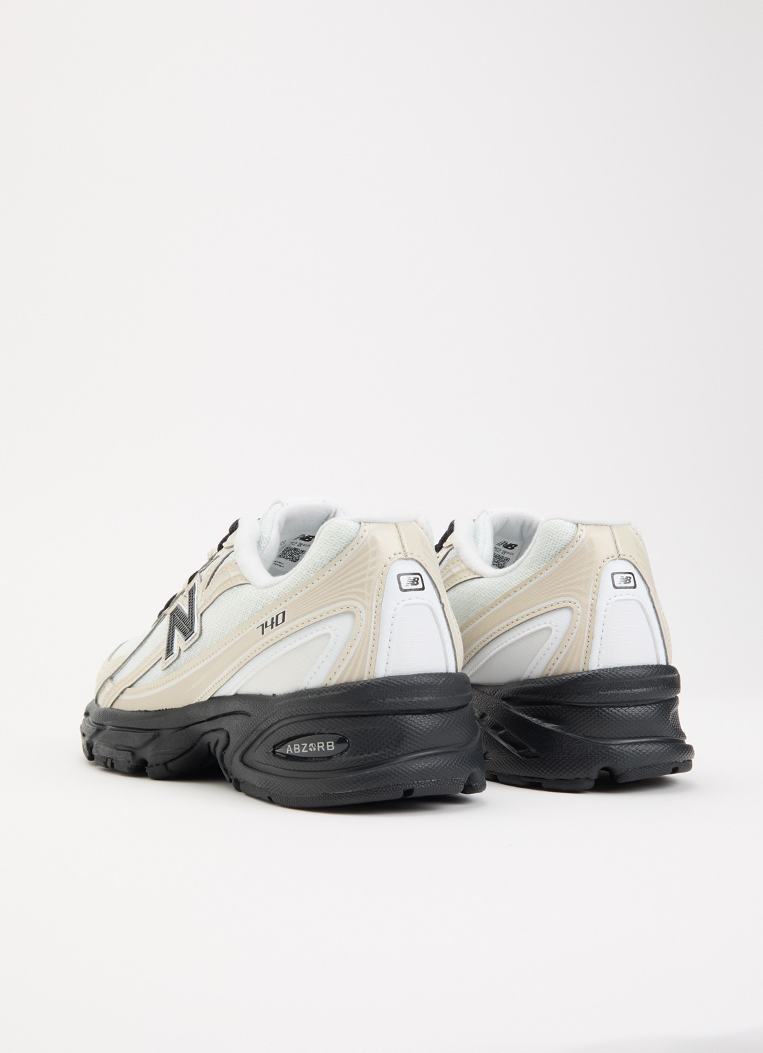 New Balance 740 sneaker van mesh - achterkant 6 beige