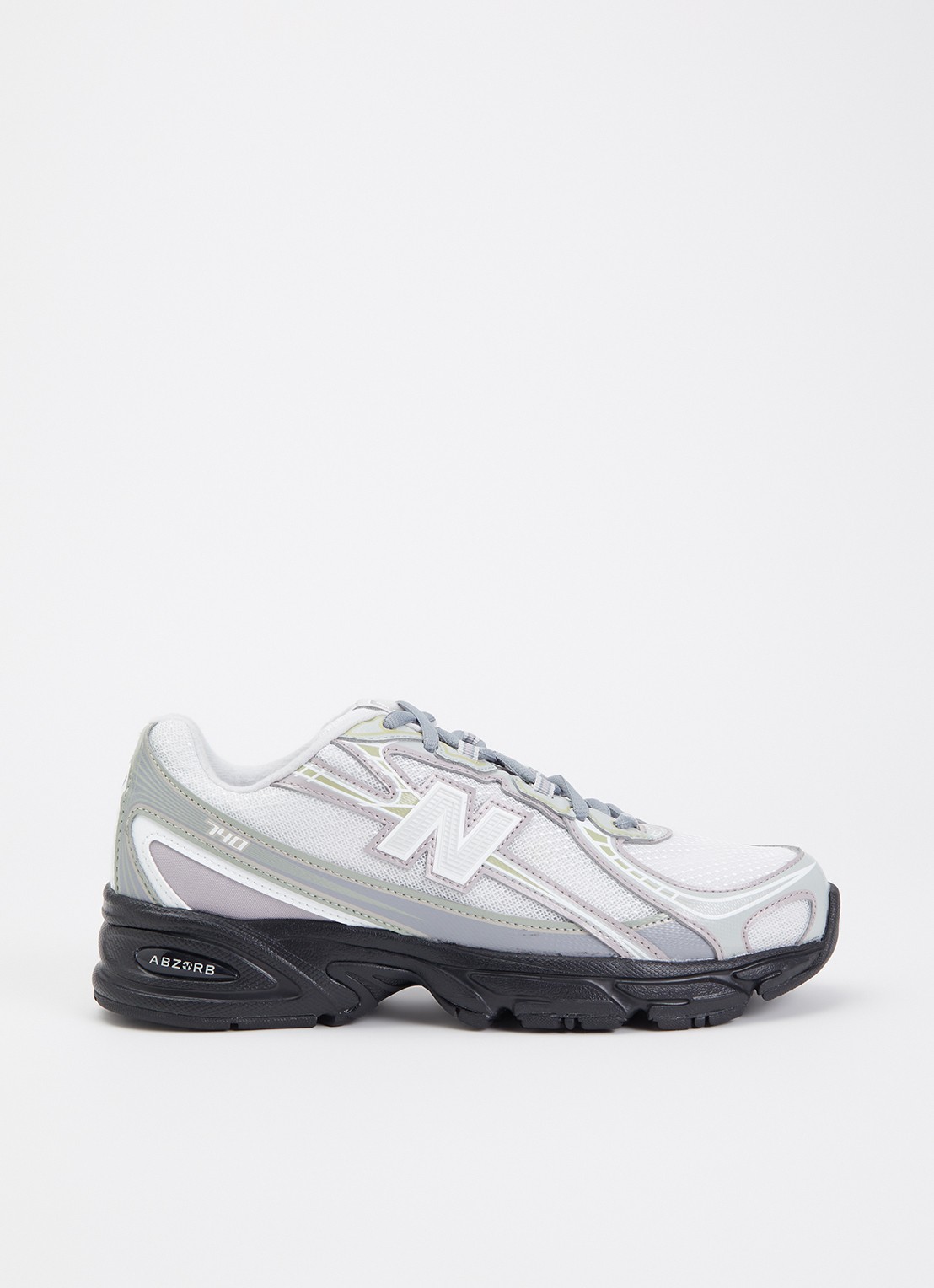 New Balance 740 sportschoen van mesh met logo - voorkant lila