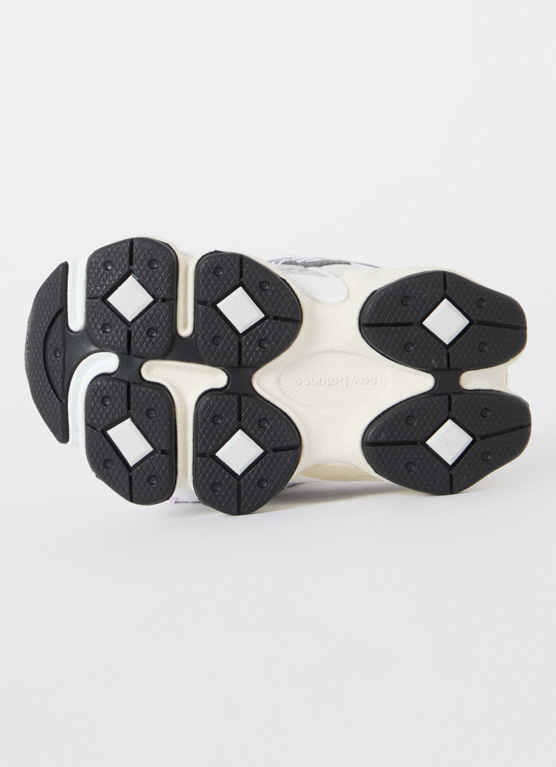 New Balance 9060 sneaker met mesh details - detail 4 grijs