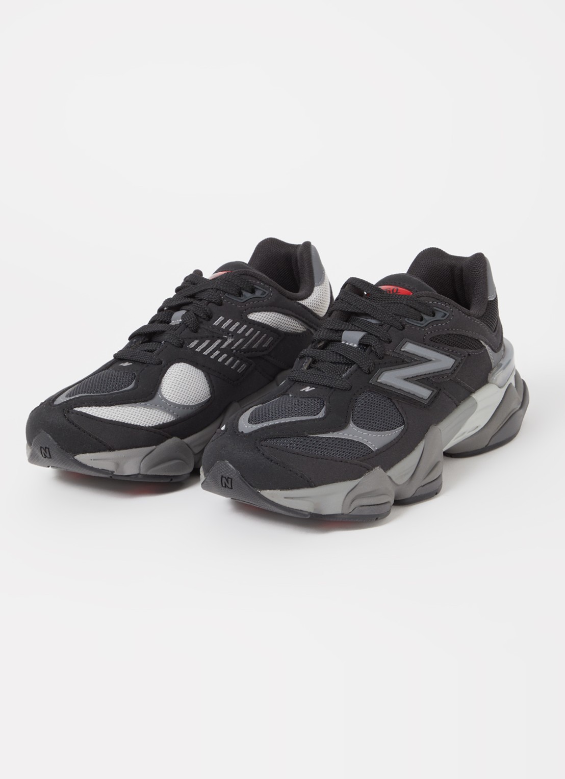 New Balance 9060 sneaker met mesh details - detail zwart