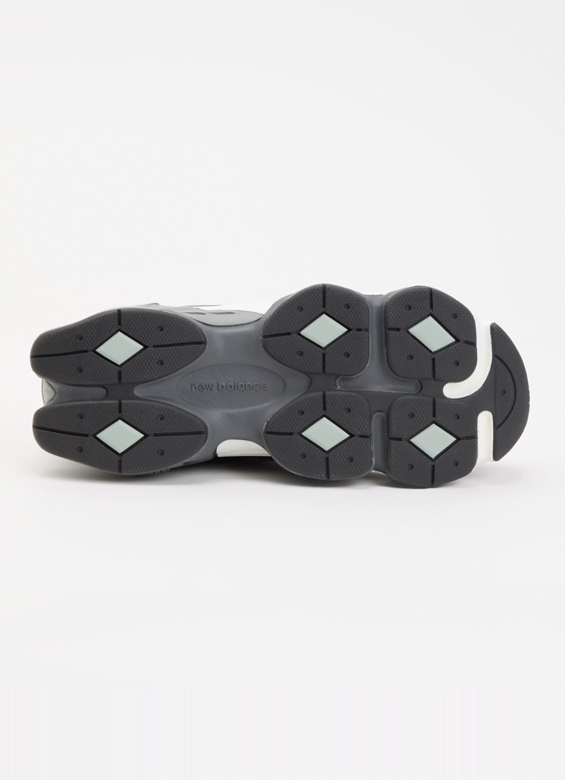 New Balance 9060 sneaker met mesh details - detail 3 donkergrijs