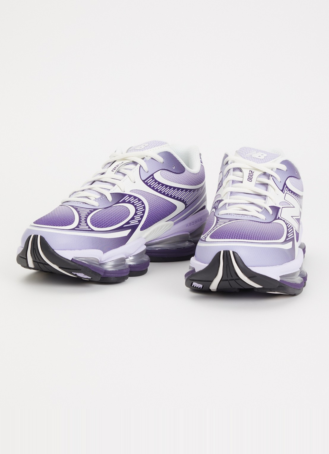 New Balance ABZORB 2000 sneaker met logo  - detail 2 paars
