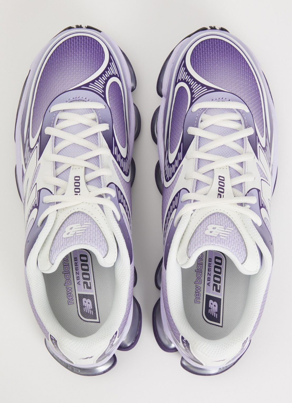 New Balance ABZORB 2000 sneaker met logo  - detail 3 paars