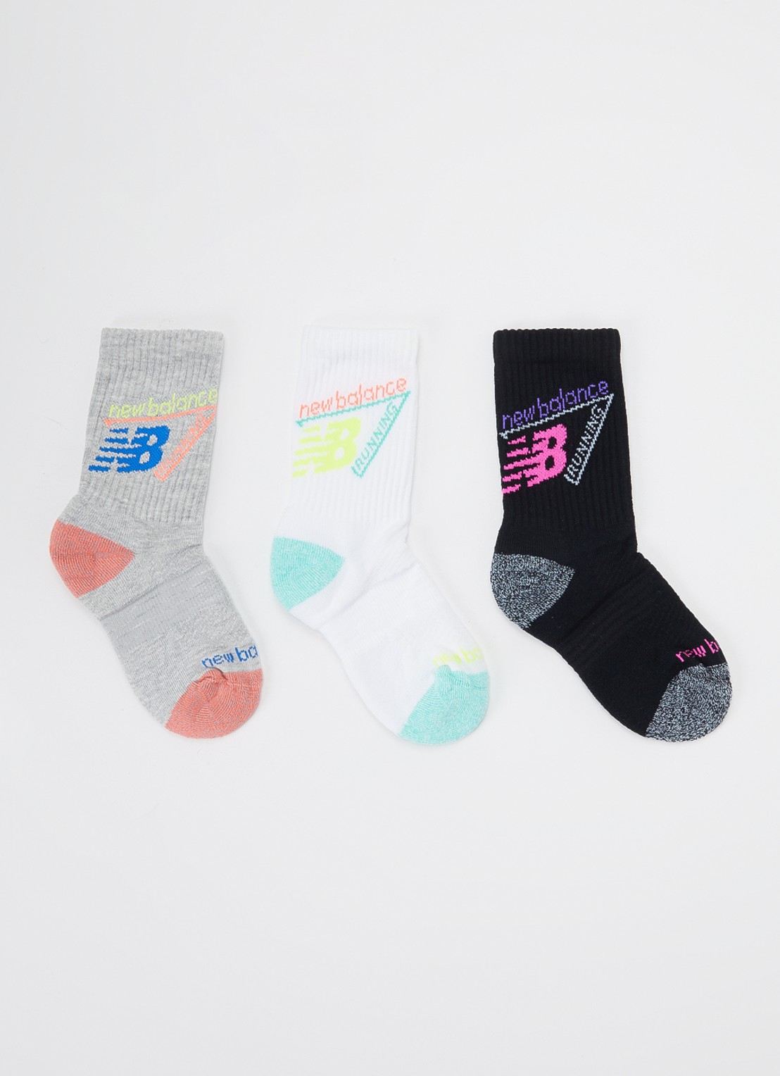 New Balance Active sokken 3-pack - voorkant roze