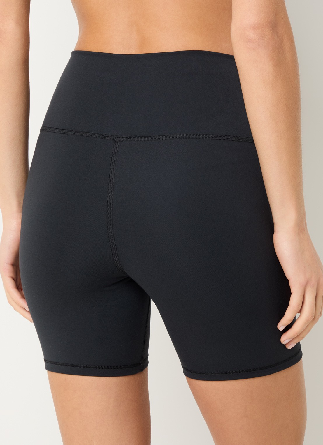 New Balance Harmony high waist skinny fit korte broek - achterkant zwart